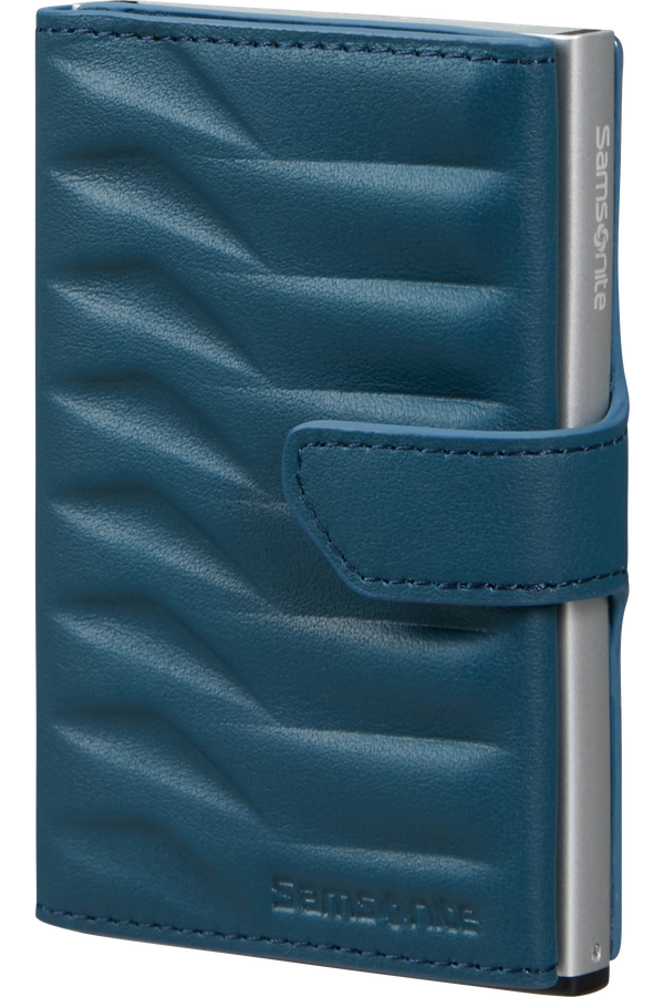 Samsonite Alu Fit Slide-up Wallet Proxis  Petrolejová modrá